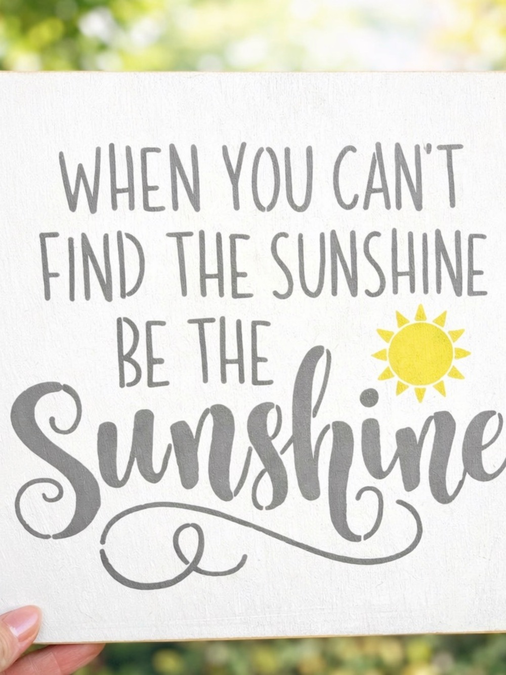 Be The Sunshine Wall Art - Yellow Sun Typography